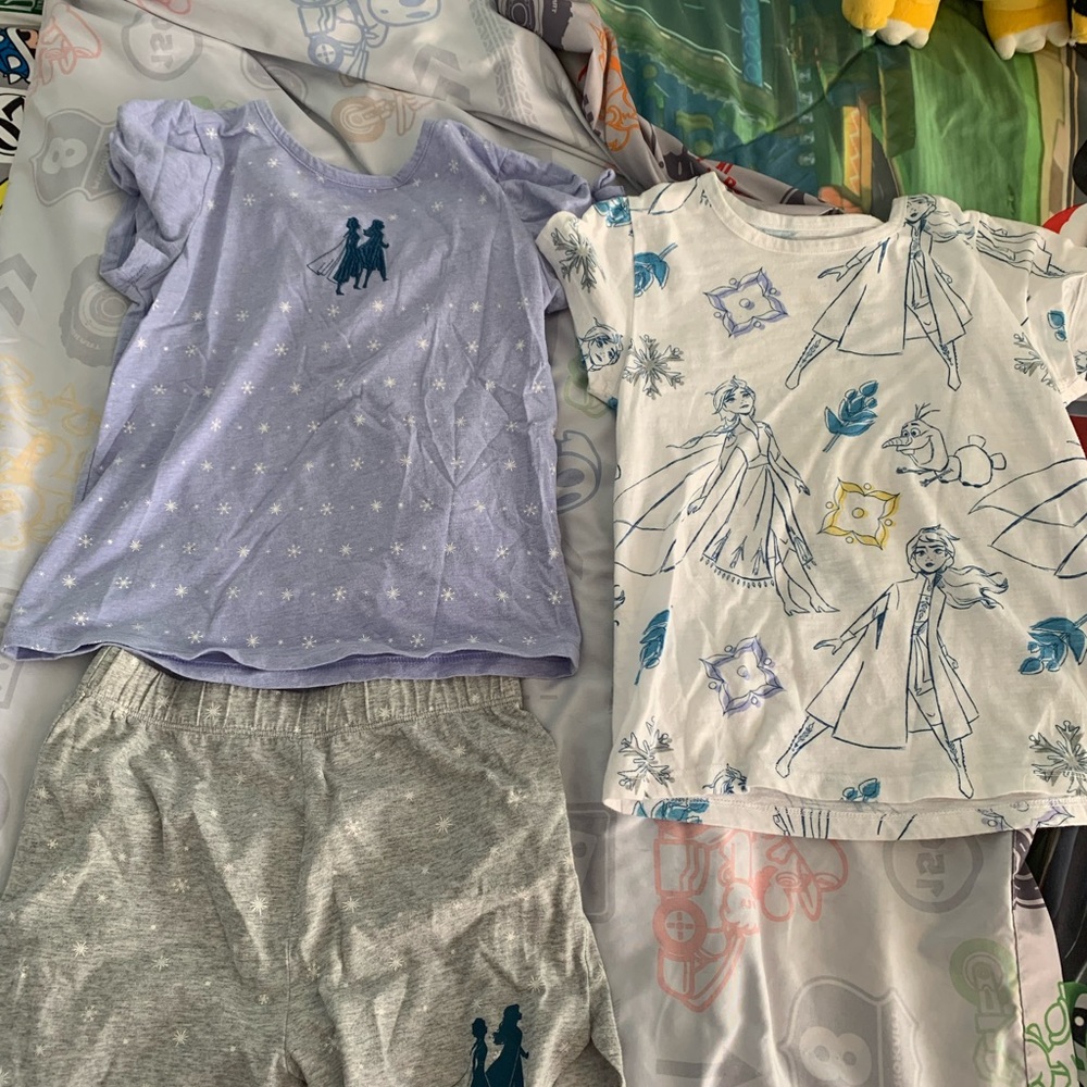 Frozen shirt shorts set